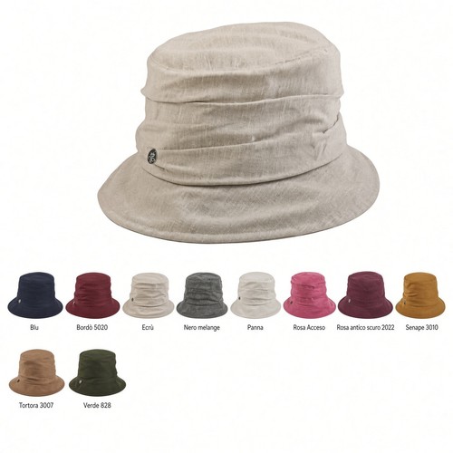 Cappello cloche donna lino - cappello,