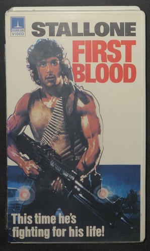 1982 first blood vhs - vhs,