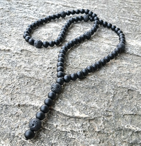 Collana perle nere in - di,