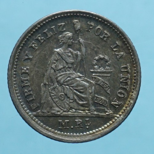 Peru real 1860 moneta - peru',