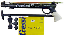 Fucile Sub Cressi Star SL55 senza Riduttore, con Asta, Arpione, Pompa e  Sagola