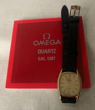 Omega De Ville Quartz gold dial cassa placcata oro cal 1387 anni 80 istruzioni