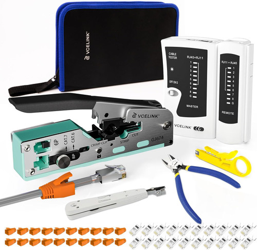 Set pinze crimpare rj45 - pinze,