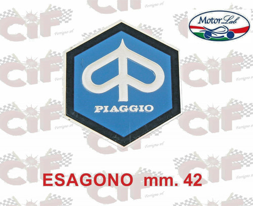 Scudetto adesivo alluminio - adesivo,