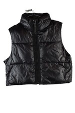 Gilet donna Zara cropped nero