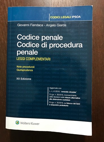 Codice penale procedura - codice, e