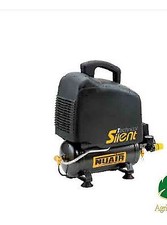 NUAIR COMPRESSORE SILENT OM200/6 1 CILINDRO 1HP 6LT 8BAR 15 KG SILENZIOSO