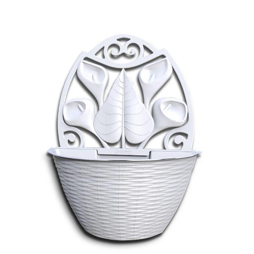 Vaso fioriera gerla panna - vaso,