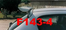 SPOILER ALETTONE PEUGEOT 206 REGOLABILE  IN POLIDUR GREZZO F143-4G-2-TR143-4-2