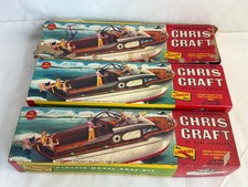 Lotto di 3 modellini barca