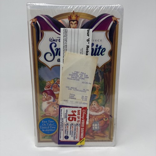 Snow white vhs 1994 - white,