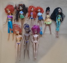 Lotto 9 Bambole Simil Barbie , Anni 2000