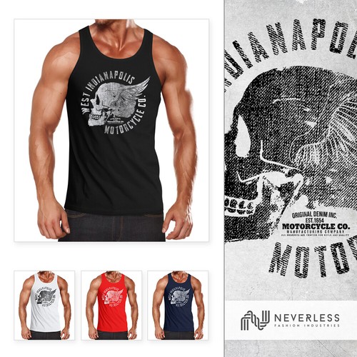 Canotta uomo moto biker