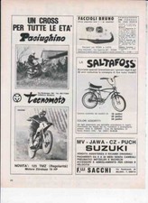 advertising Pubblicità-MOTO TECNOMOTO BICICLETTE CERIANI SALTAFOSS-1973