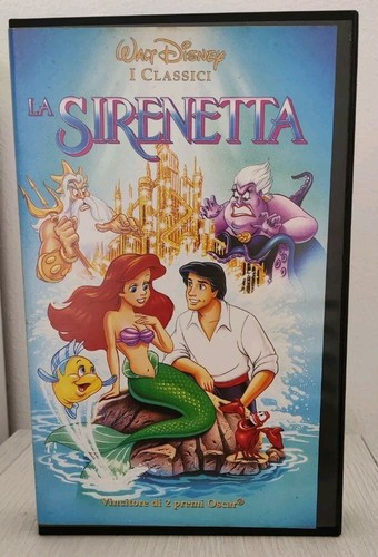 Vhs disney sirenetta - vhs,