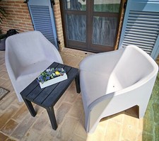 Salotto da Giardino 3 Pezzi - Tavolo e Sedie