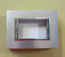 Btcino Axolute HA4803CR Placca 3 moduli Quadrata - Allumino 