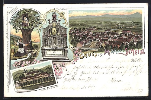 Litografia maria banconota - maria,