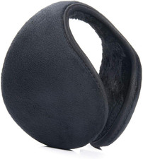 Paraorecchie per Donna E Uomo Fascia Paraorecchie Nero Copriorecchie Invernale A