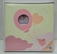 ALBUM FOTOGRAFICO NEONATI BIMBA PENELOPE PINK 30 FOGLI 32X32 CON VELINA