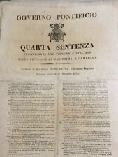 EDITTO 1824 BANDITISMO