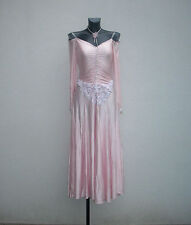 ABITO DA BALLO ROSA CON SWAROVSKI (VESTITO DANZA SPORTIVA, LISCIO, STANDARD)