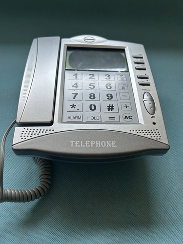 Telefono fisso silver con - fisso,