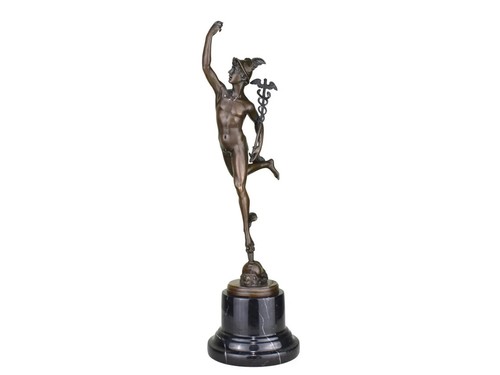 Statua messaggero greco romano - statua,