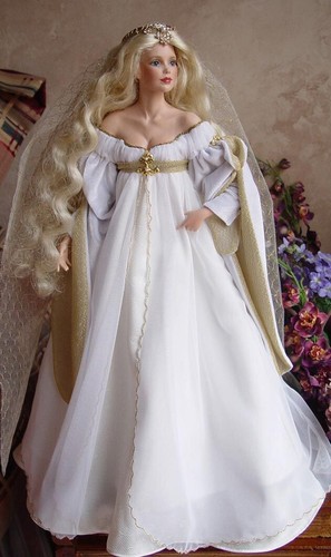 Bambola sposa vintage - sposa,