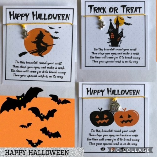 Bracciali auguri halloween - bracciali,