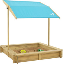 - TP Sandpit in Legno Con Baldacchino Parasole, Colore, 122 X 24 X 16 Cm, TP275