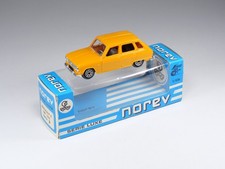 NOREV - SÉRIE LUXE / PLASTIGAM - 162 - Renault 6 - Jaune orangé - En boite