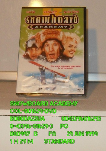 Snowboard academy dvd very - -,