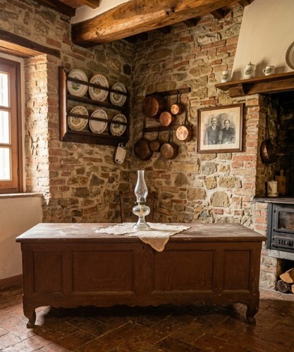 Cassapanca antica del 700 - antica,