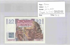 Banconota Francia - 50 Franchi