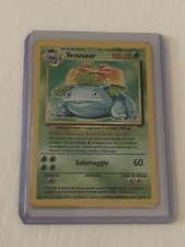 Carte Pokemon Venusaur Rara Holo Prima Edizione 15/102 Set Base ITA