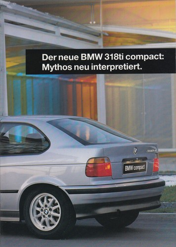 Prospetto brochure bmw 318ti - brochure,