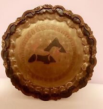 Piatto EGIZIANO  Made  EGypt  Vintage Con Gancio Da Appendere