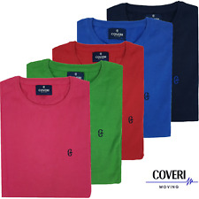 Maglione Maglioncino da Uomo Leggero Girocollo 100% Cotone COVERI M L XL XXL 3XL