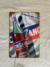 Insegna in metallo Cinzano,  20x30 cm