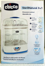 Chicco SterilNatural 3in1 Sterilizzatore a Vapore Modulare - Bianco
