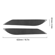 丨Coppia Guarnizioni Palpebre Faro Fibra di Carbonio per 350Z 2003-2009