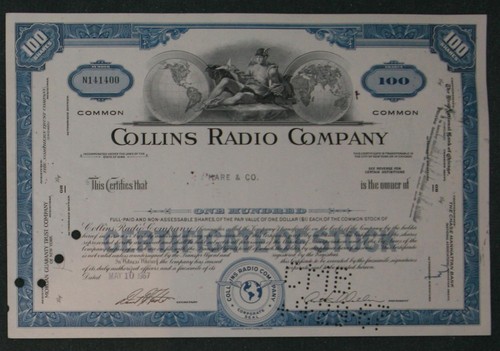 Collins radio company - collins,