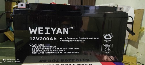 Batteria 200ah 12volt per kit