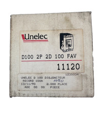 GE UNELEC 11120 D100 2P 2D 100
