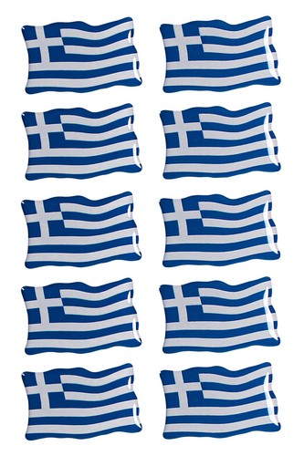 Adesivi bandiere grecia - adesivi,