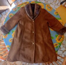 Cappotto Montone Shearling  donna taglia 44 perfetto bellissimo, pari al nuovo.