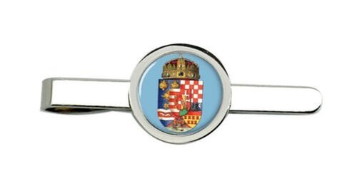 Fibbia per cravatta con stemma - fibbia,