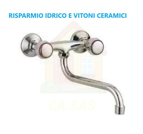 Rubinetto cucina muro gruppo - a,