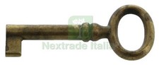 25PZ CHIAVE ANTICHIZZATA ART.33718 MM.24 56 OTTONE ANTICO: